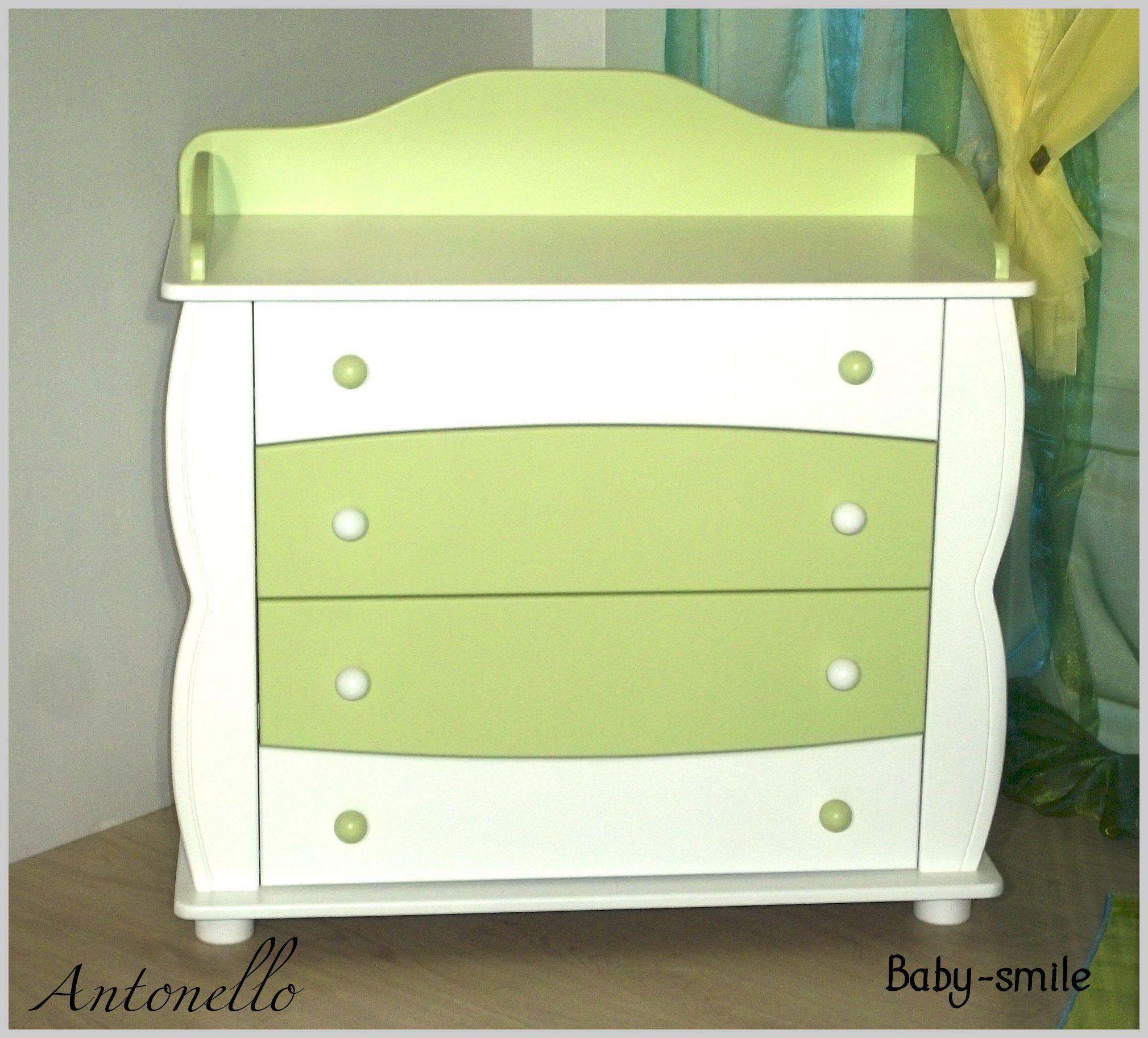 Βρεφική συρταριέρα αλλαξιέρα Antonello Baby Smile