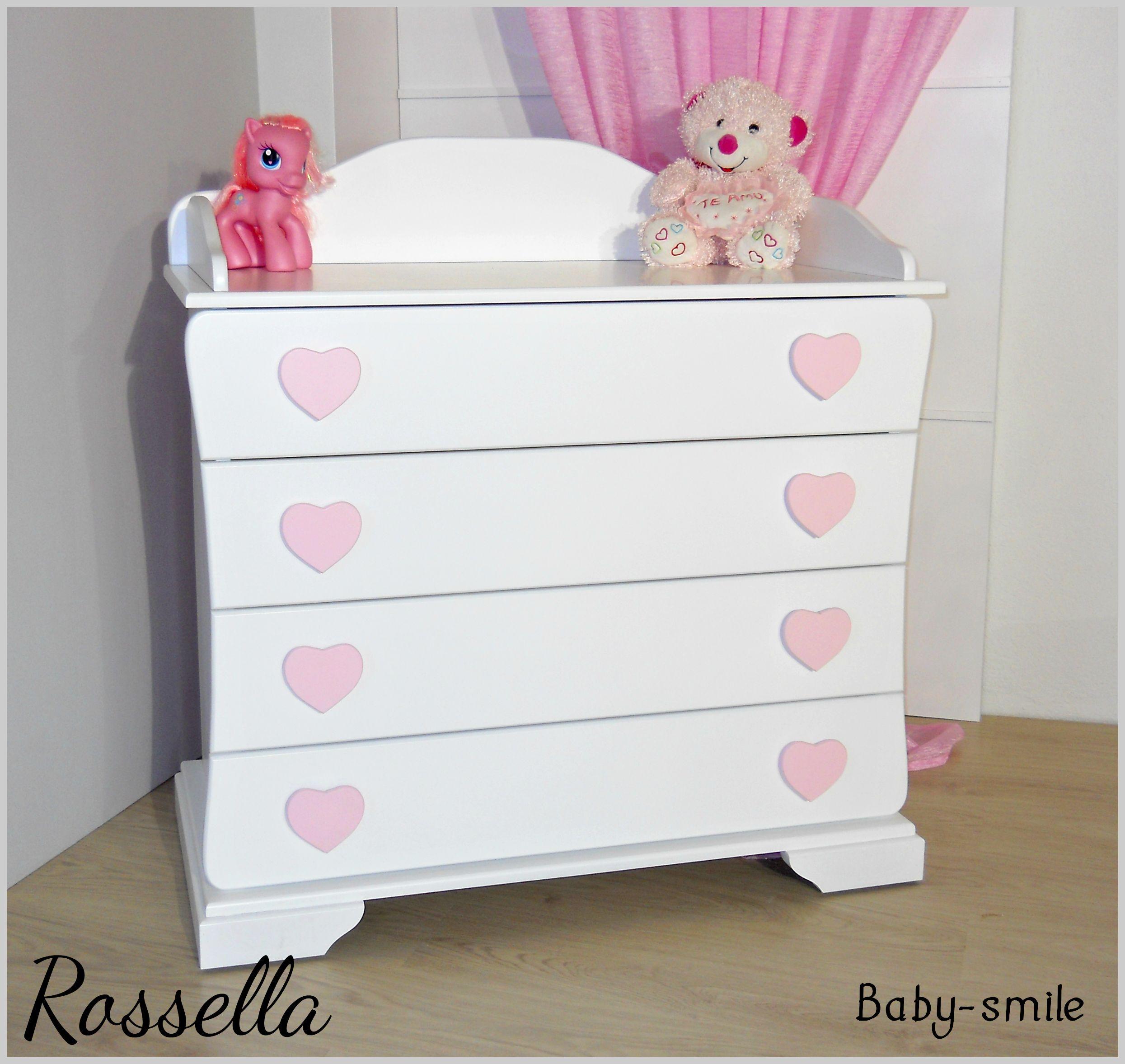 Βρεφική συρταριέρα αλλαξιέρα Rossella Baby Smile