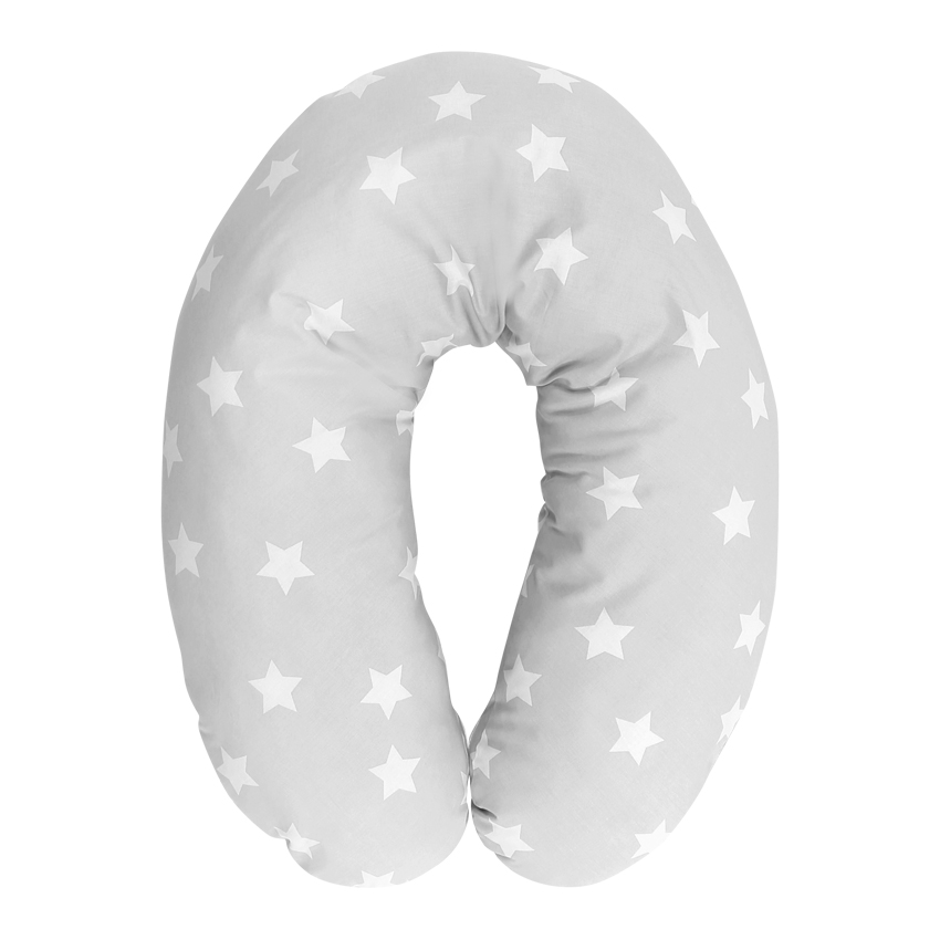 Breast Pillow Lorelli Bertoni Μαξιλάρι θηλασμού 190 cm Grey Stars 