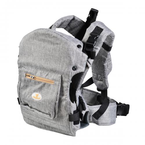 Μάρσιπος Bebe Unique Grey απο 3.5 έως 18 kg Cangaroo-Moni