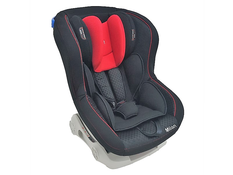 Παιδικό Κάθισμα Αυτοκινήτου Ασφαλείας Milan-2 Black Group 0-18 Kg Just Baby
