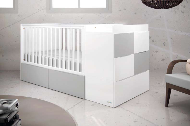 Πολυμορφικό Μετατρεπόμενο Παιδικό κρεβάτι Casababy Modular