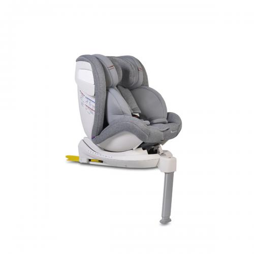 Admiral Cangaroo Isofix Κάθισμα Αυτοκινήτου Περιστρεφόμενο 0-36 Kg Light grey