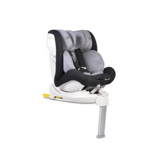 Admiral Cangaroo Isofix Κάθισμα Αυτοκινήτου Περιστρεφόμενο 0-36 Kg Dark Grey