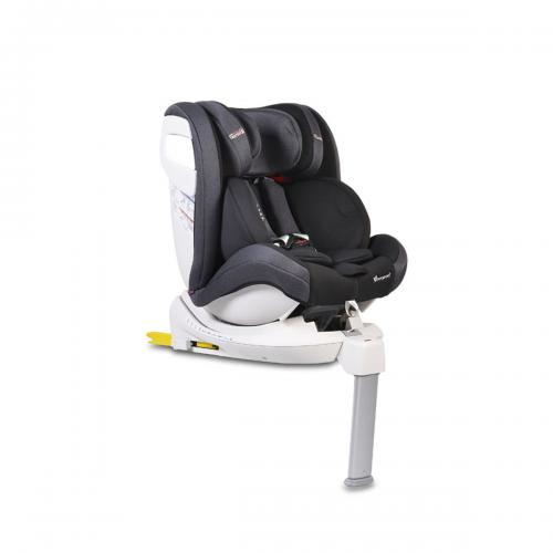 Admiral Cangaroo Isofix Κάθισμα Αυτοκινήτου Περιστρεφόμενο 0-36 Kg Black