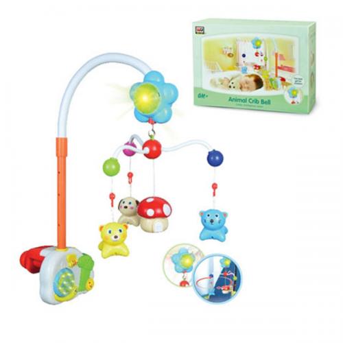 Fairy World WD3624 Cangaroo - Moni Μουσικό Περιστρεφόμενο Παιχνίδι Κρεβατιού με Φώτα