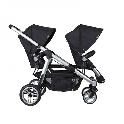Combi 2 Black Topmark Καρότσι Διδύμων Αλουμινίου με Διπλό Προσανατολισμό