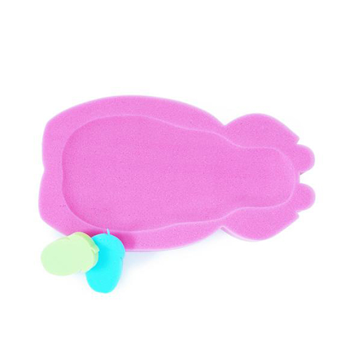 Πυκνό Maxi Αντιολισθητικό Σφουγγάρι Baby Bathtub Pad Pink 1421 Cangaroo-Moni