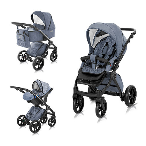 Milu Kids Σύστημα Μεταφοράς Modern 3 in 1 Mod 06 Blue