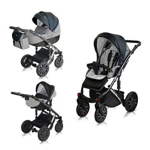 Milu Kids Σύστημα Μεταφοράς Starlet 3 in 1 ST 29 Grey-Blue Special Edition