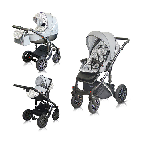 Milu Kids Σύστημα Μεταφοράς Starlet 3 in 1 ST 30 Grey Special Edition