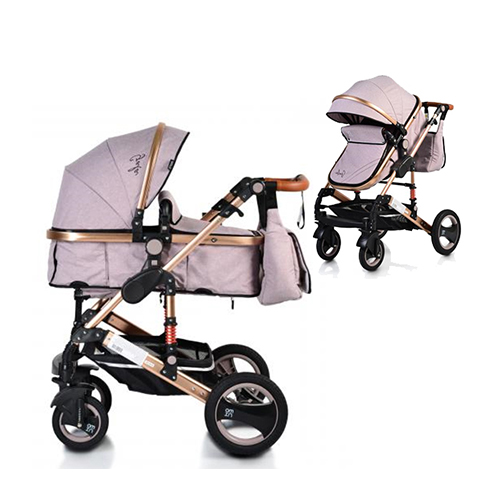 Gala Cangaroo - Moni Πολυκαρότσι 2 σε 1 Beige Leather