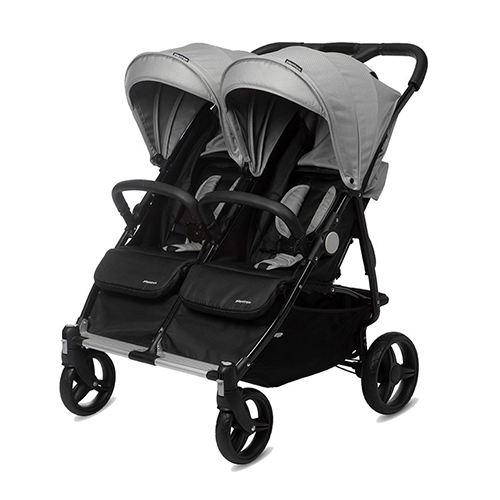 Καρότσι Διδύμων Baby Twin Silver Casual play