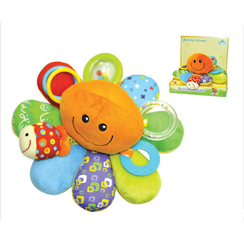 Baby Plush Toy The Naughty Octopus 81255 Λούτρινο Παιχνίδι - Μασητικό Χταποδάκι 3800146258344