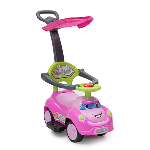 Ride On Car Smile Cangaroo - Moni Αυτοκινητάκι Περπατούρα 3800146241407 Pink