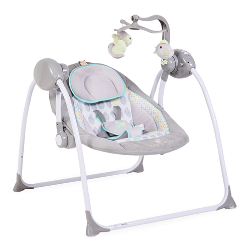 Baby Swing Plus Cangaroo - Moni Κούνια Ρηλάξ 3800146247126 Grey