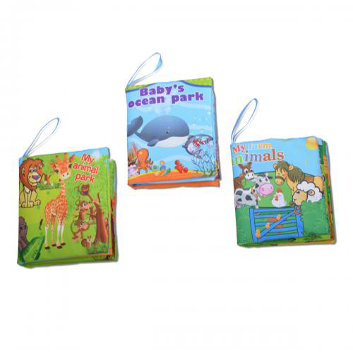 Soft Book JL55 Babys Ocean Park Cangaroo-Moni μαλακό βιβλιαράκι 3800146265380-2