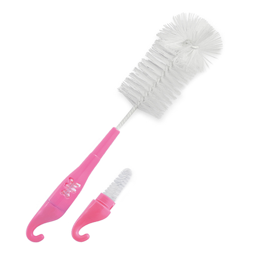 Lorelli Βούρτσα Καθαρισμού Μπιμπερό & Θηλών B1896 Pink 