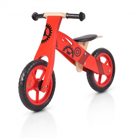 Wooden Balance Bike 5017 Cangaroo - Moni Ξύλινο Ποδηλατάκι Ισορροπίας 3800146226350 Red