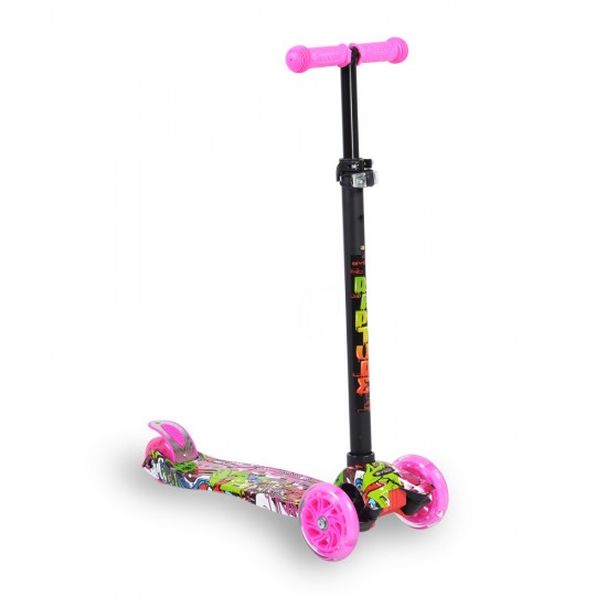 Rapture Byox Πατίνι με Φωτιζόμενες Ρόδες 3800146255442 Pink ( ΔΩΡΟ ΦΩΤΑΚΙ LED )