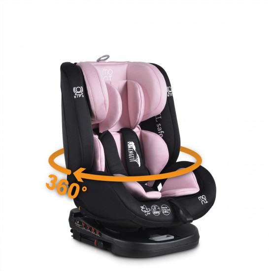 Serengeti Cangaroo Moni Περιστρεφόμενο Κάθισμα 0-36 Kg Isofix 3801005150816 Pink