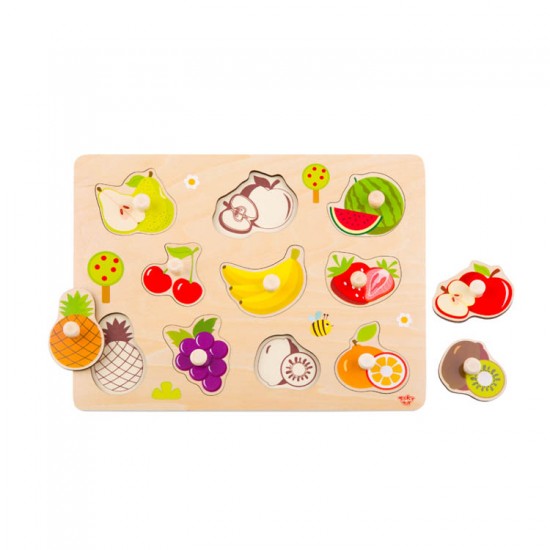 Fruit puzzle TY854 Tooky Toy Παζλ Φρούτα 6970090043130 