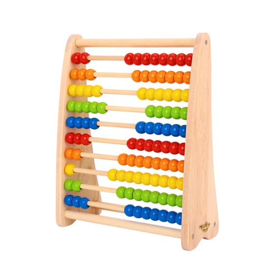 Beads Abacus TKC300A Tooky toy Ξύλινο Αριθμητήριο με 100 Χάντρες 6972633370192 