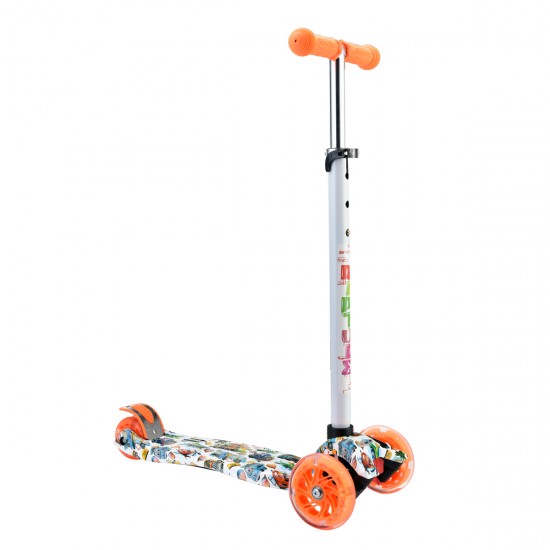 Rapture Byox Πατίνι με Φωτιζόμενες Ρόδες 3800146225681 Orange ( ΔΩΡΟ ΦΩΤΑΚΙ LED )
