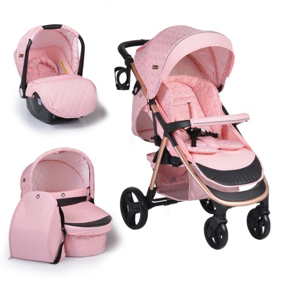 Noble Cangaroo-Moni Πολυκαρότσι 3 σε 1 Pink 3800146235659