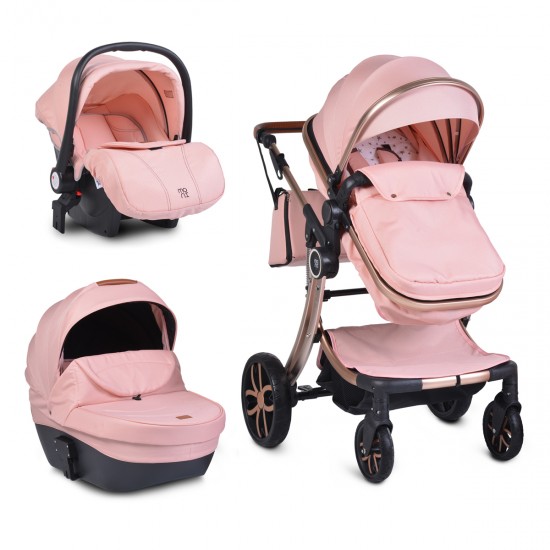 Polly Cangaroo - Moni Πολυκαρότσι 3 σε 1 Pink 3800146235666