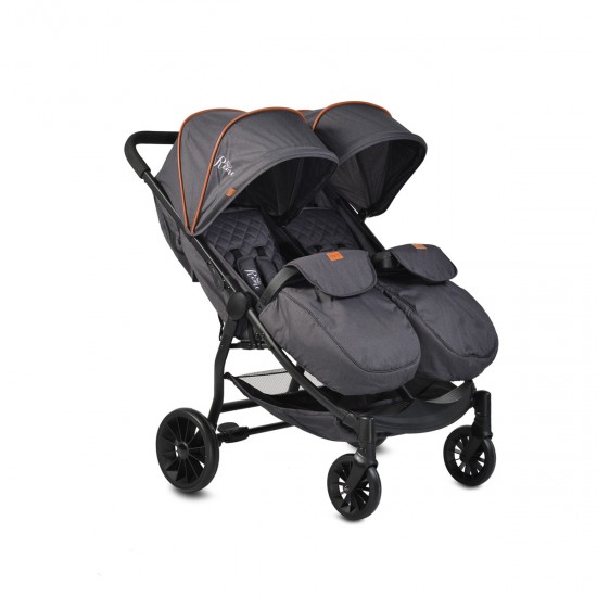 Rome Cangaroo - Moni Καρότσι Διδύδων 3800146235420 Black