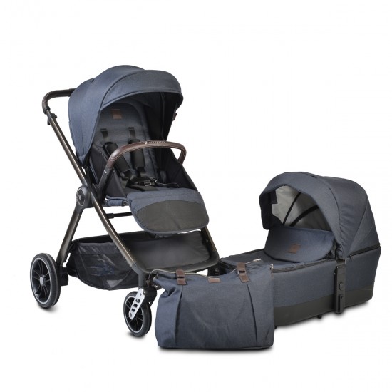 Macan Cangaroo - Moni Πολυκαρότσι 2 σε 1 Denim 3800146235307