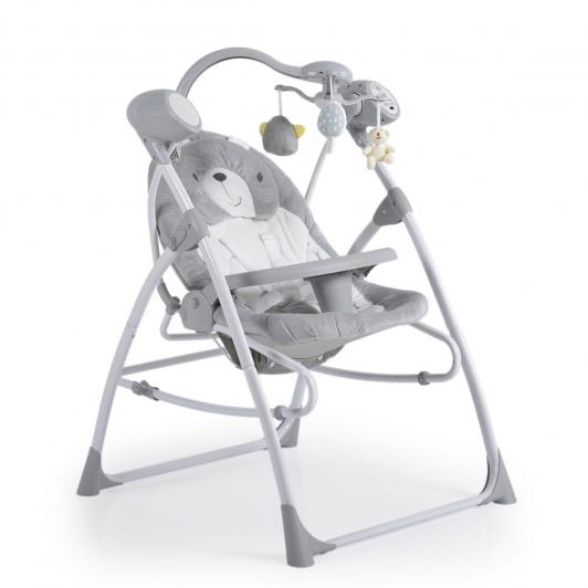 Cangaroo Relax Μωρού Κούνια Swing Star Light Grey 3800146248734