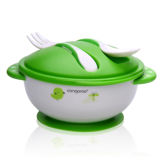 Cangaroo Set of Feeding Bawl with Fork and Spoon 3800146259921