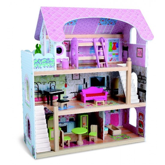 Moni Wooden Dollhouse Mila 3800146221591