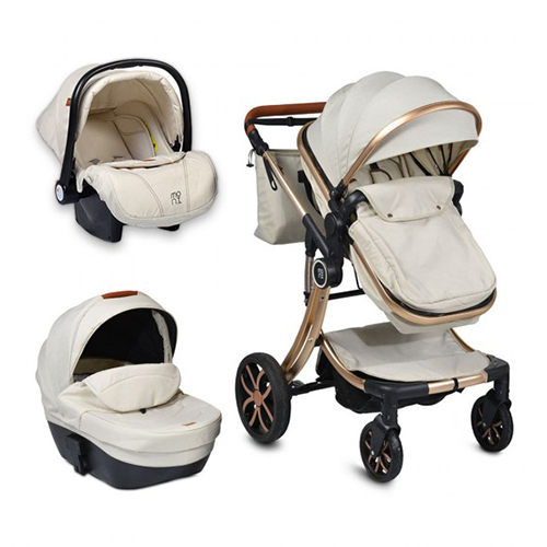 Cangaroo Πολυκαρότσι Polly 3 in 1 Beige 3800146235499
