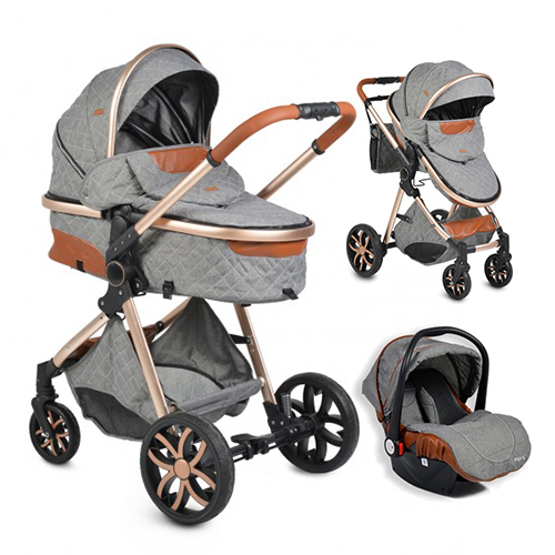 Cangaroo Πολυκαρότσι Alma 3 in 1 Dark Grey