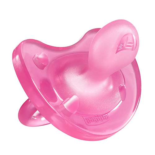 Chicco Physio Soft Σιλικόνης Pink 6-16m 1τμχ