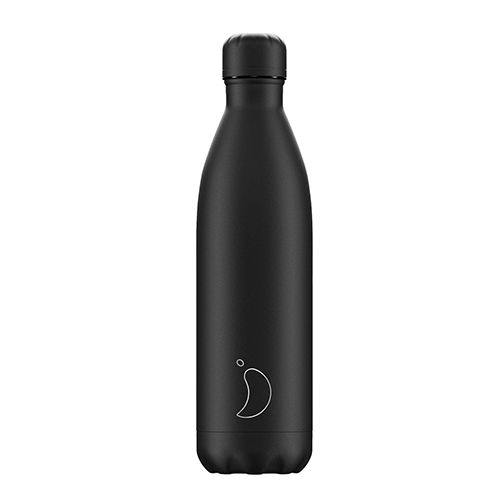 Chillys Monochrome All Black Μπουκάλι Θερμός 0.75lt 200410