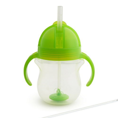 Munchkin Κύπελλο με Καλαμάκι Click Lock Green 207ml, 6m+ 12256