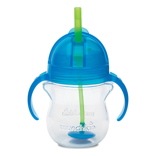 Munchkin Κύπελλο με Καλαμάκι Click Lock Blue 207ml, 6m+ 12257