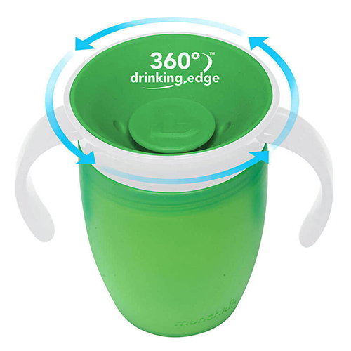 Munchkin Miracle 360° Trainer Cup Green 207ml 12443