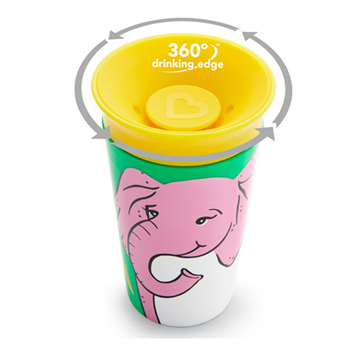 Munchkin Miracle 360° Cup Pink Elephant 266ml 51932