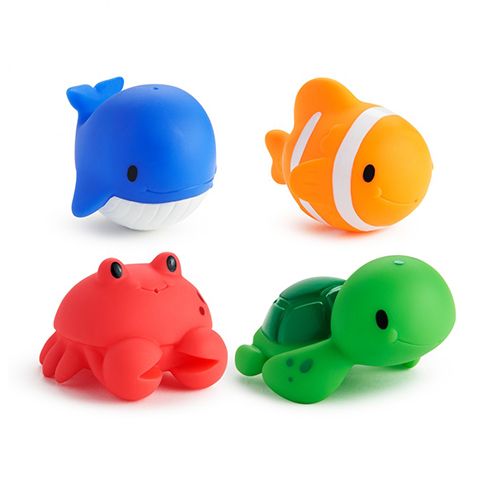 Munchkin Squirtin Ocean Friends 4pcs (Διάφορα Σχέδια) 