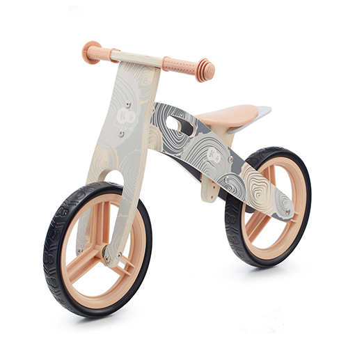 Kinderkraft Παιδικό Ποδήλατο Ισορροπίας Runner Ξύλινο Γκρι KRRUNN00GRY0000