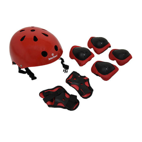 Bebe Stars Παιδικό Σετ Προστατευτικών για Rollers Κόκκινο 669-180