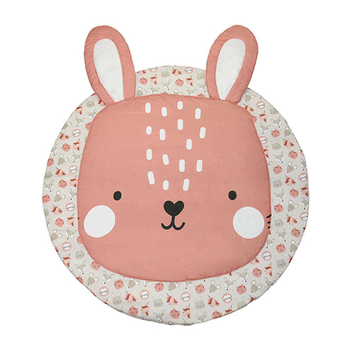 Bebe Stars Παιδικό Χαλί Βαμβακερό 102x124cm Bunny Σάπιο Μήλο 303-311