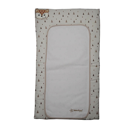 Bebe Stars Μαλακή Αλλαξιέρα Fox από Ύφασμα Beige 48x80cm 3067