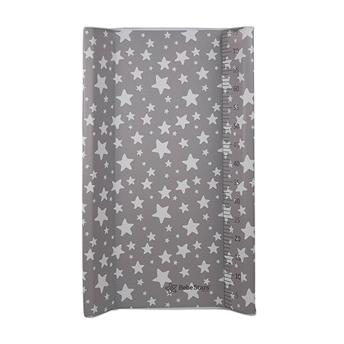 Bebe Stars Σκληρή Αλλαξιέρα από Πλαστικό Γκρι 50x80cm 18-188