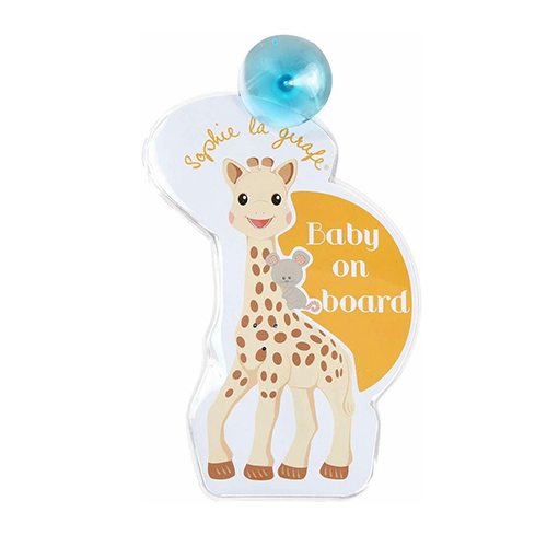Sophie La Girafe Σήμα Baby on Board Με Βεντούζα & Φωτάκια Αγγλικά 470213